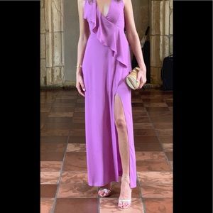 Beautiful and feminine BCBGMaxazria lilac gown. Size 0